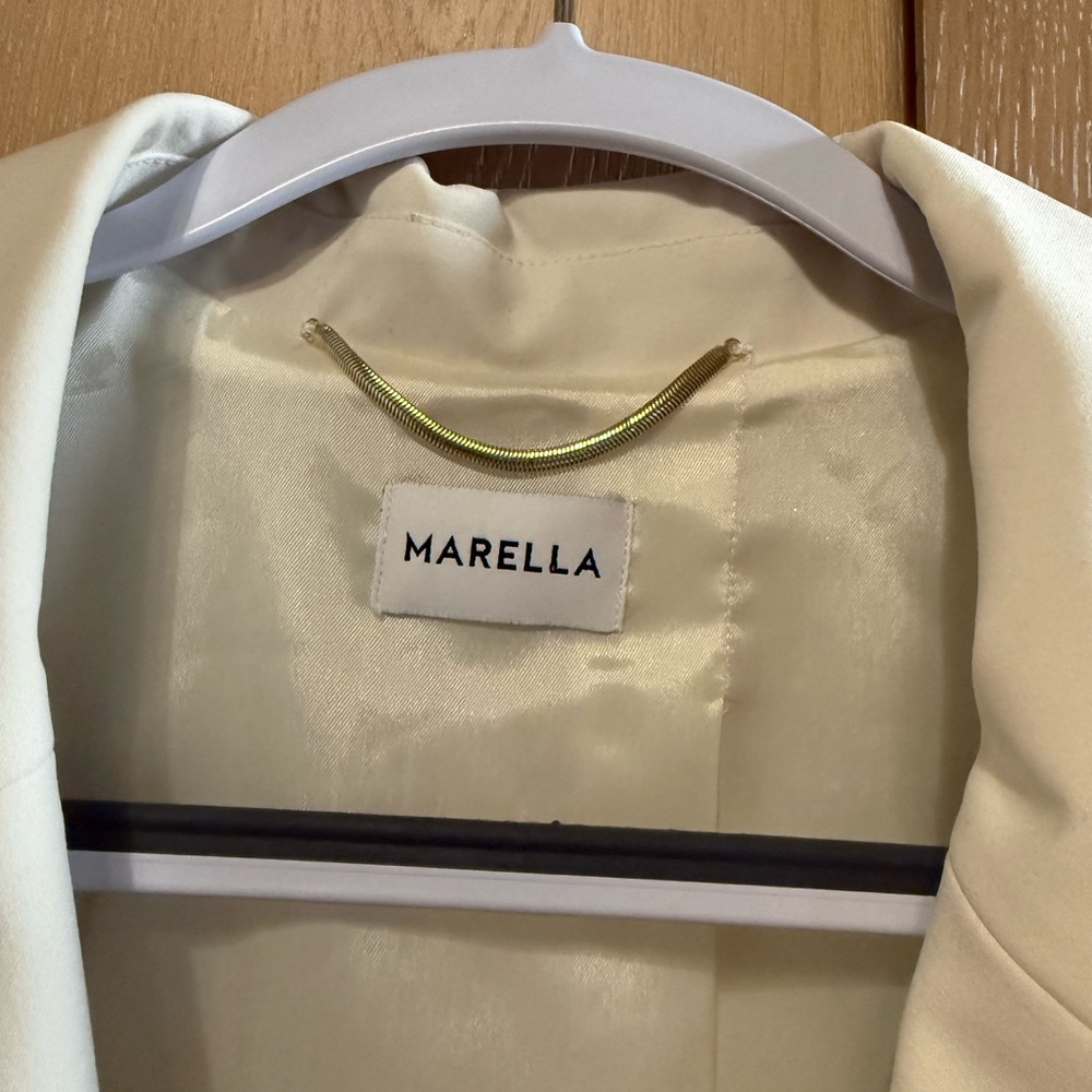 Marella single button straight blazer - image 2